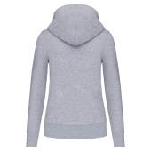Ecologische damessweater met capuchon Oxford Grey XXL
