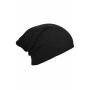 MB7955 Knitted Long Beanie - black - one size