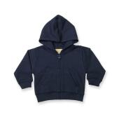 Baby/Toddler Zip Hooded Sweatshirt, Navy, 6-12, Larkwood