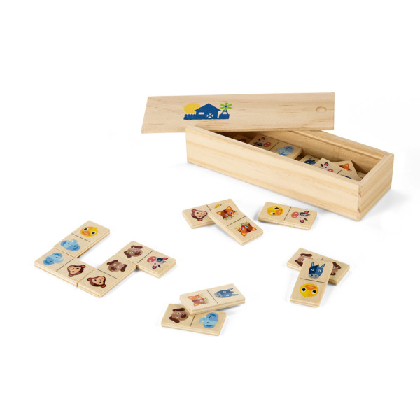 DOMIN. houten domino spel