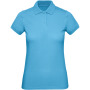 Ladies' organic polo shirt Very Turquoise XL