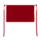 BRUSSELS Short Bistro Apron - Red - One Size