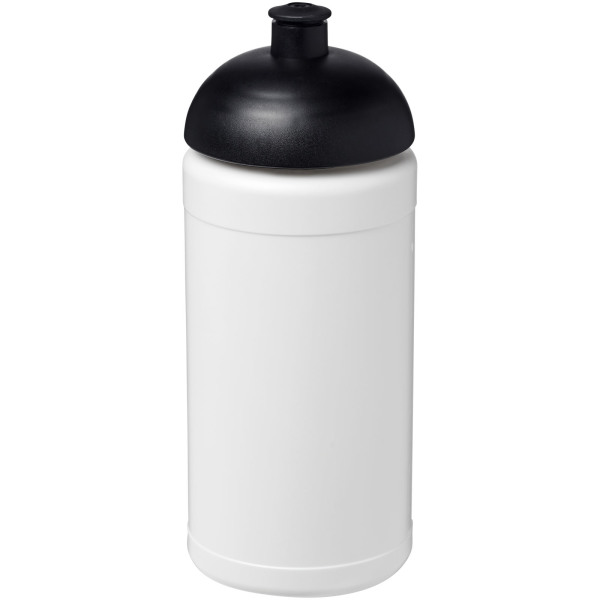 Baseline® Plus 500 ml dome lid sport bottle - White/Solid black