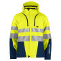 6420 Padded Softshell Jacket HV Yellow/Navy XXL