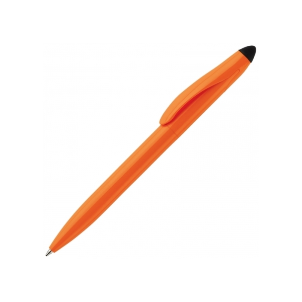 Balpen Touchy stylus hardcolour - Oranje / Zwart