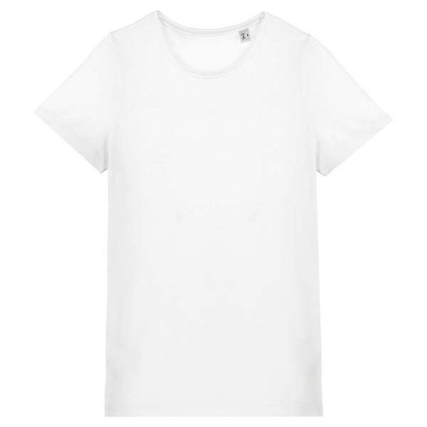 Modal dames-t-shirt White XXL