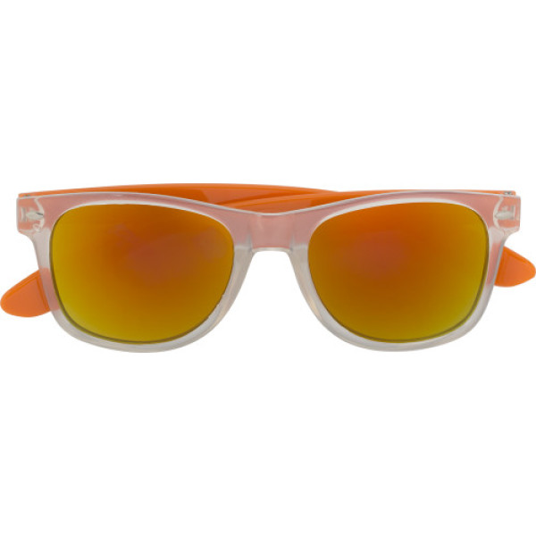 Acryl zonnebril oranje