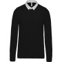 Rugbypolo Black / White M
