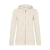 Organic Inspire Zipped Hood /women_° - Off White - 2XL