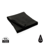Impact AWARE™ Polylana® dubbel gebreide sjaal 180x25cm, zwart