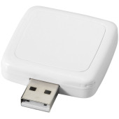 Rotating square USB - Wit/Wit - 1GB