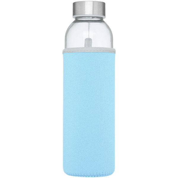 Bodhi 500 ml glass water bottle - Light blue