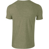 Softstyle Crew Neck Men's T-shirt Heather Military Green 3XL