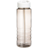 H2O Active® Treble 750 ml sportfles met tuitdeksel - Charcoal/Wit