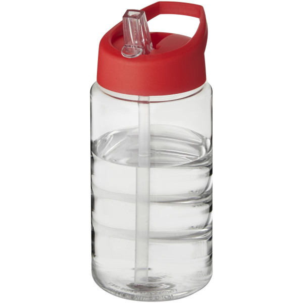 H2O Active® Bop 500 ml spout lid sport bottle - Transparent/Red