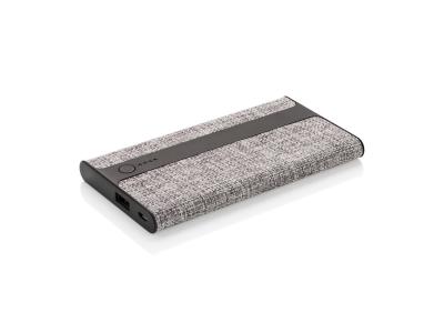 4.000 mAh trendy powerbank, zwart 4.000 mAh trendy powerbank, zwart