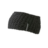 MB7947 Crocheted Headband zwart one size