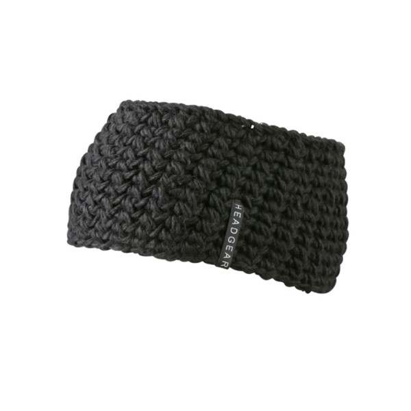 MB7947 Crocheted Headband - black - one size