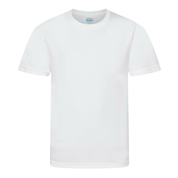 AWDis Kids Cool Smooth T-Shirt, Arctic White, 12-13, Just Cool