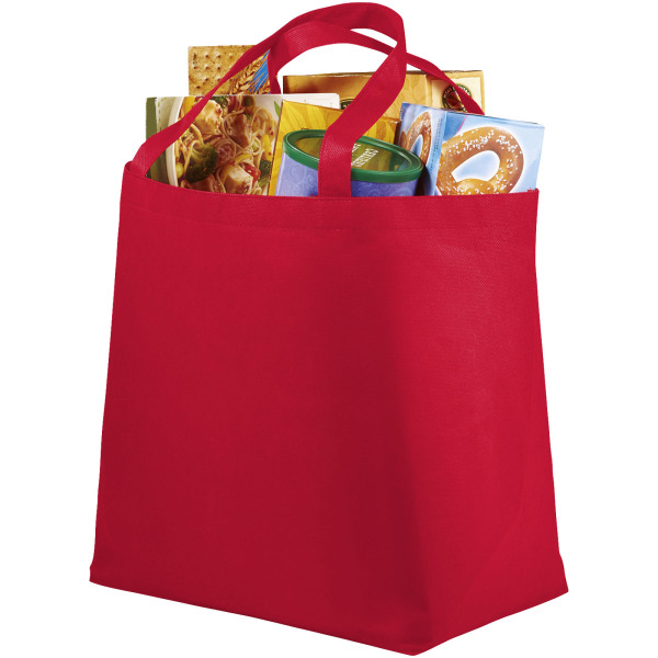 Maryville non-woven shopping tote bag 28L - Red