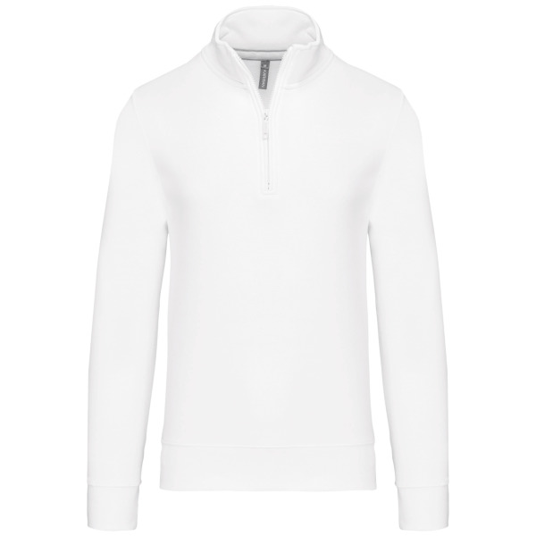 Sweater met ritshals White XS