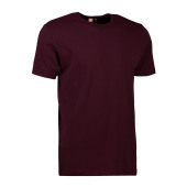 Interlock T-shirt - Dark bordeaux, 3XL