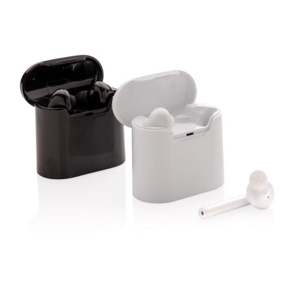 Liberty wireless earbuds in charging case, black