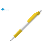 Ball pen Vegetal Pen hardcolour - White / Yellow