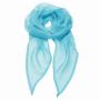 'Colours' Chiffon Scarf, Turquoise Blue, ONE, Premier