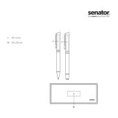 senator® Tizio Set (balpen+ vulpen)