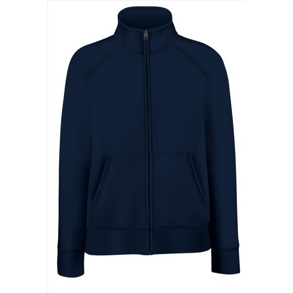 FOTL Lady-Fit Premium Sweat Jacket, Deep Navy, XS