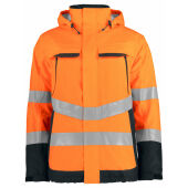 6441 padded jacket HV Orange/Black XS
