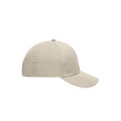 MB6135 6 Panel Polyester Peach Cap beige one size