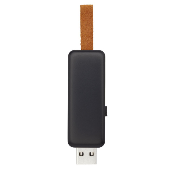 Gleam oplichtende USB flashdrive 16 GB - Zwart