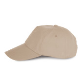 First - 5 panels cap Beige One Size