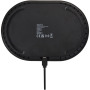 Ray wireless charging pad with RGB mood light - Solid black