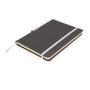 Luxe A5 notebook met penhouder, wit