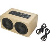 Houten speaker bruin