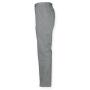 65/35 Flat Fronted Chino Trousers, Steel Grey, 40/R, Henbury