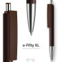 Ballpoint Pen e-Fifty XL Solid Brown