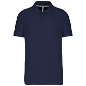 Men's short sleeve piqué polo shirt Navy 3XL