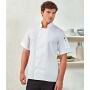 Short Sleeve Chef's Jacket, Black, 3XL, Premier
