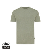 Iqoniq Manuel gerecycled katoen t-shirt ongeverfd, heather green (XS)