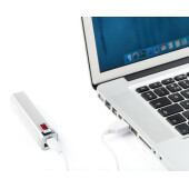 Aluminium powerbank Lukas zilver