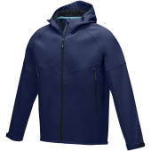 Coltan heren GRS-gerecycled softshell jack - Navy - 3XL