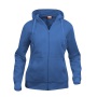 Clique Basic Hoody Full zip ladies kobalt xxl