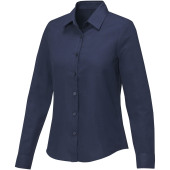 Pollux damesoverhemd met lange mouwen - Navy - 2XL