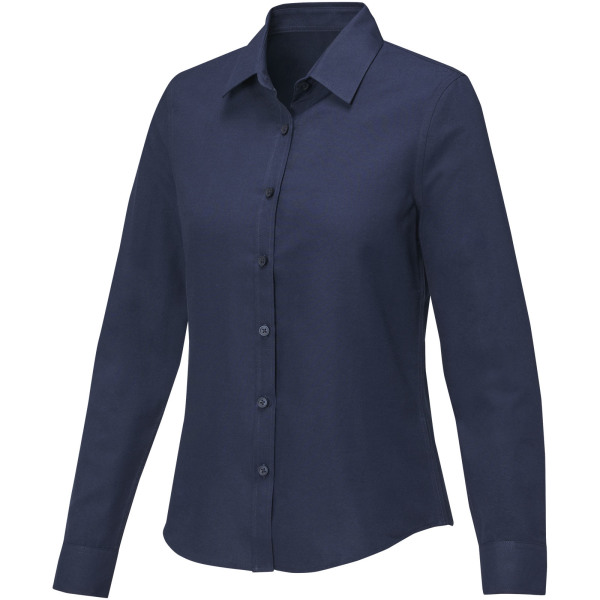 Pollux dames blouse met lange mouwen - Navy - XXL