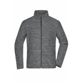 Men's Fleece Jacket - grey-melange/anthracite - 3XL