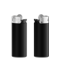 BIC® J25 Standaard aansteker J25 Lighter BO black_BA black_FO black_HO chrome